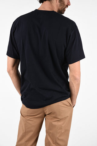 T-Shirt Easy Fit con Collo a V