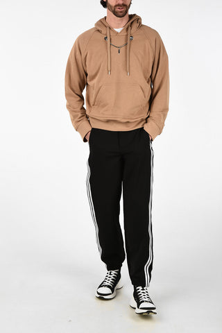 Felpa Hoodie Raglan Fit THUNDERBOLT NECKLACE con Maxi Tasca a Toppa