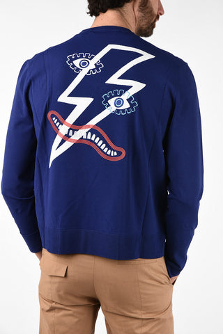 Embroidered PICASSO LIGHTNING Box Fit Sweater