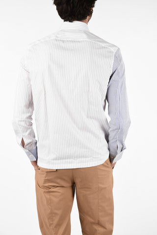 Striped Loose Fit Shirt with Double Patch Pockets