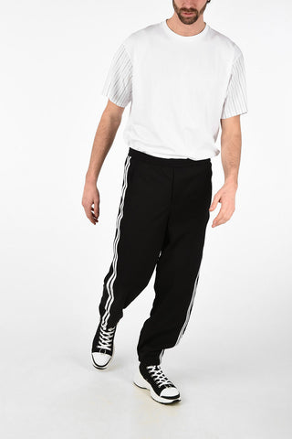 Contrasting Side Band EASY FIT LOW RISE Track Pants