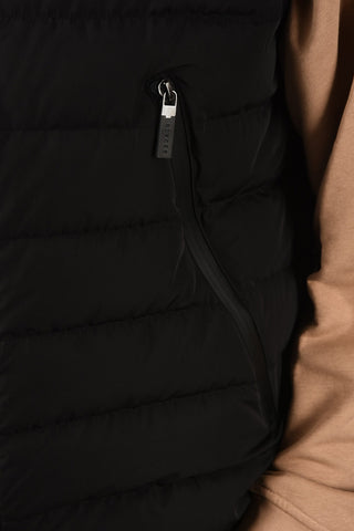 BLACKBARRETT Sleeveless Down Jacket with Hood