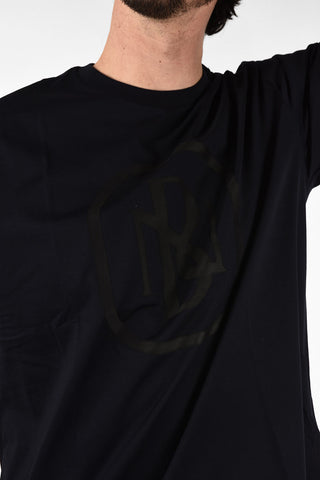 T-Shirt Easy Fit MONOGRAM in Cotone