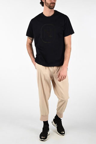 T-Shirt Easy Fit MONOGRAM in Cotone