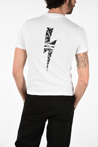 Cotton GRAFFITI THUNDERBOLT Loose Fit T-Shirt