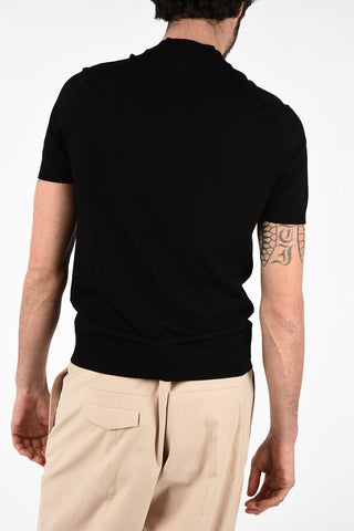 Slim Fit Double Collar Sweater