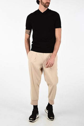 Slim Fit Double Collar Sweater