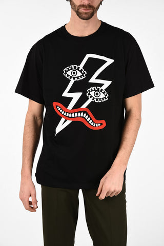 Cotton SURREALIST BOLT Easy Fit T-Shirt