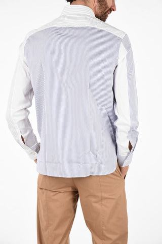 Hidden Closure MONOGRAM PATCH Loose Fit Shirt