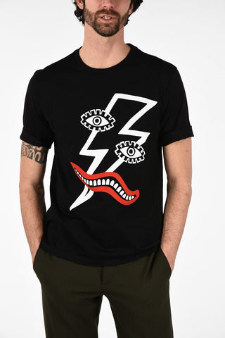 Cotton SURREALIST BOLT Loose Fit T-Shirt