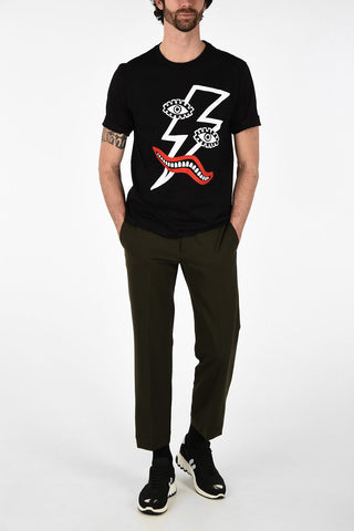 Cotton SURREALIST BOLT Loose Fit T-Shirt