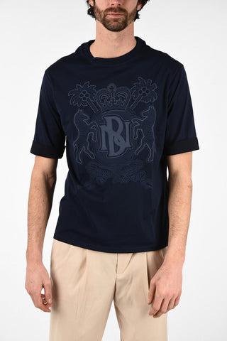 Cotton COAT OF Arms Easy Fit T-Shirt