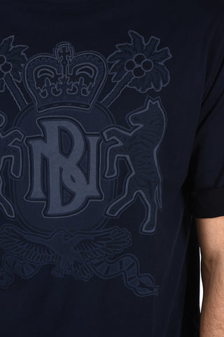 Cotton COAT OF Arms Easy Fit T-Shirt
