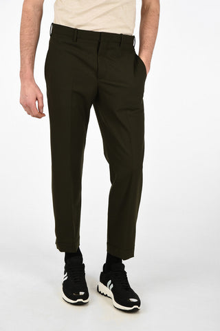 Hidden Closure Utility Slim Fit Pants