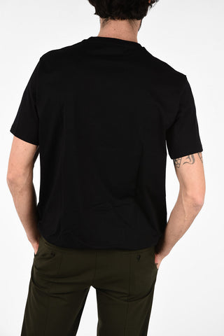 Easy Fit T-Shirt with Mini Patch Pocket and Elastic Waist Band
