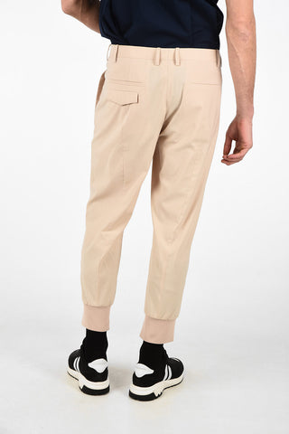Slim Fit Low Rise Double Pleat Pants