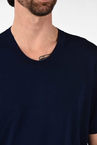 Short Sleeve Easy Fit Crew-Neck Sweater