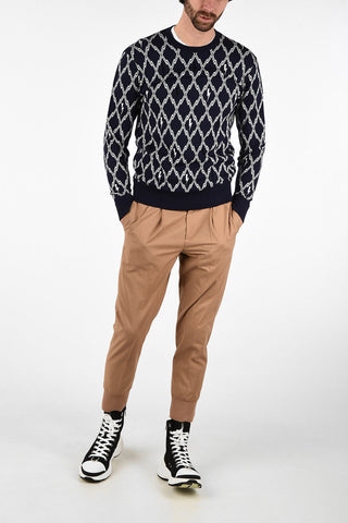 Monogram Loose Fit Sweater 