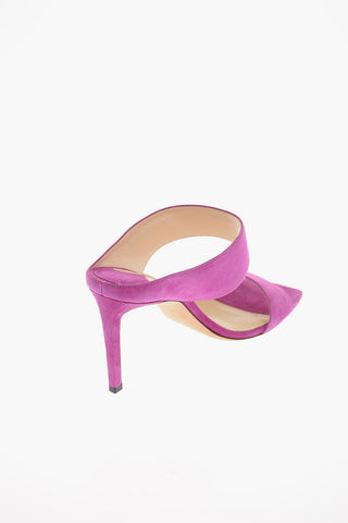 Suede HIRA Sandals with Stiletto Heel 9.5 Cm