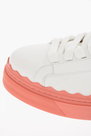 Sneakers NAUSICA in Pelle con Suola a Contrasto