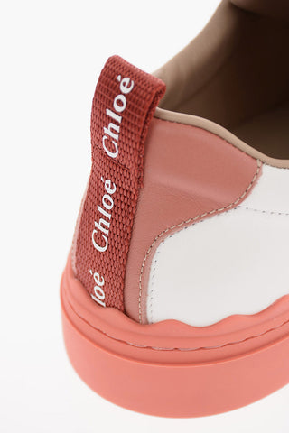 Sneakers NAUSICA in Pelle con Suola a Contrasto