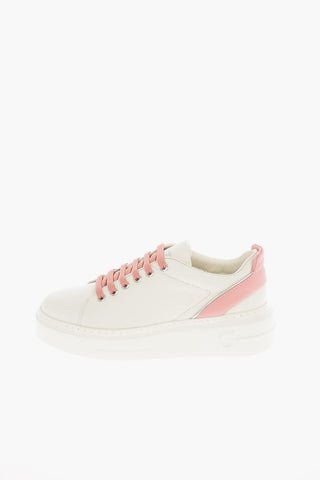 Leather SENISE Sneakers with Platform 2 Cm