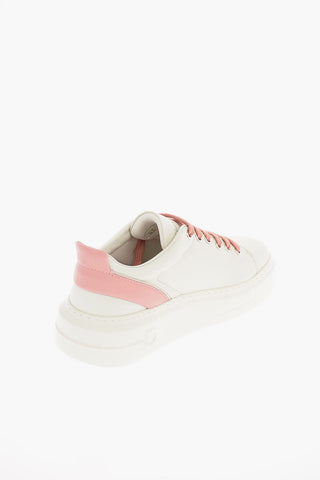 Leather SENISE Sneakers with Platform 2 Cm