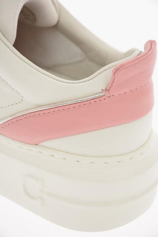 Leather SENISE Sneakers with Platform 2 Cm