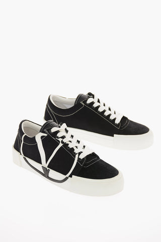 GARAVANI Canvas and Leather TRICKS Sneakers with Monogram Print