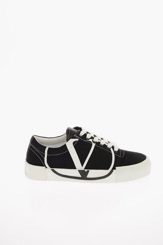 GARAVANI Canvas and Leather TRICKS Sneakers with Monogram Print