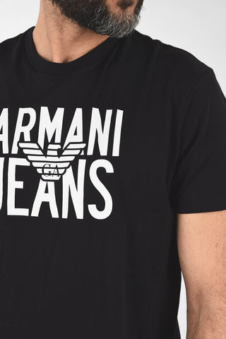 ARMANI JEANS Logo Print Jersey T-shirt