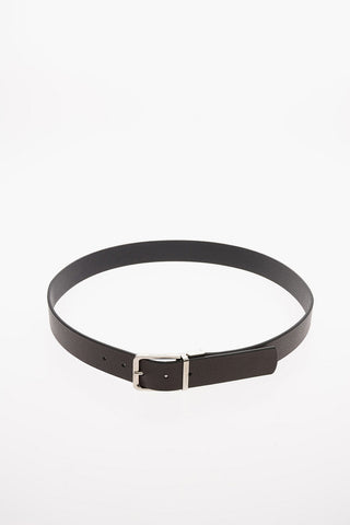 Textured Leather Reversible Belt 30mm