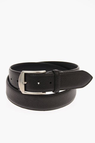 Textured Leather Belt 35mm