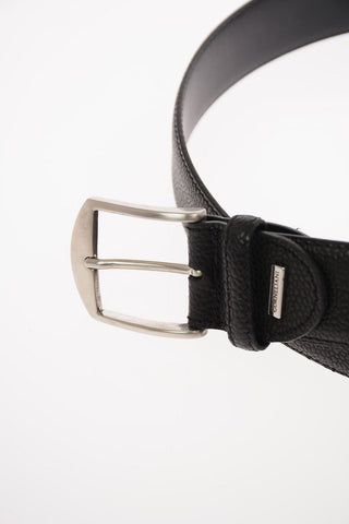 Textured Leather Belt 35mm