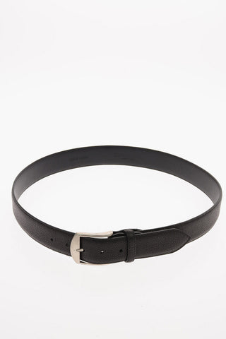 Textured Leather Belt 35mm