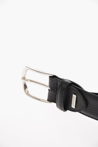 Textured Leather Belt 35mm