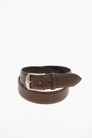 Textured Leather Belt 40mm