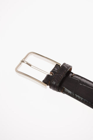 Crocodile Skin Belt 30mm