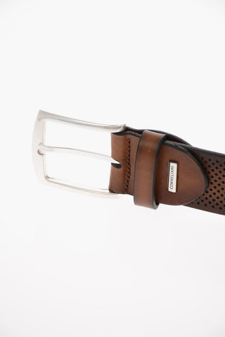 Perforated Leather Belt 40mm