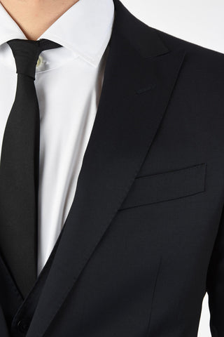 CC COLLECTION CERIMONIA RESET virgin wool 3 piece waistcoat suit
