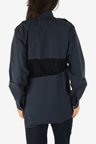 MM1 Camicia con Dettaglio Sheer