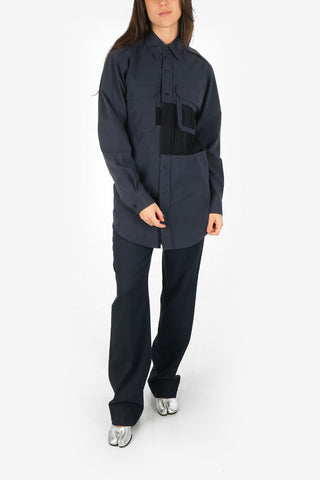 MM1 Camicia con Dettaglio Sheer