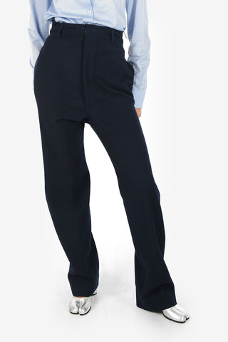 MM0 Low-Waist Wool Baggy Pants