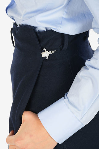 MM0 Low-Waist Wool Baggy Pants