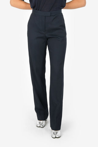MM4 High Waist Single Pleat Palazzo Pants