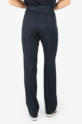 MM4 High Waist Single Pleat Palazzo Pants