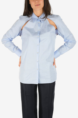 MM1 Open Back Cold Shoulder Shirt
