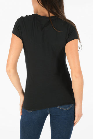 ARMANI EXCHANGE Glitter-Logo T-shirt
