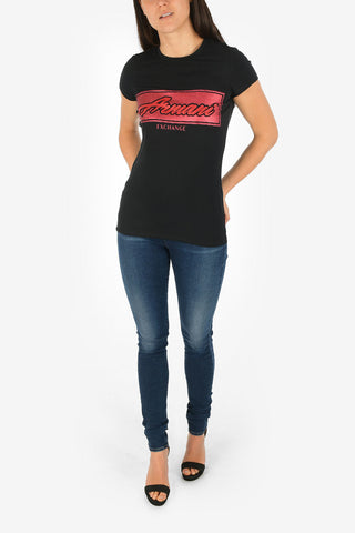 ARMANI EXCHANGE Glitter-Logo T-shirt