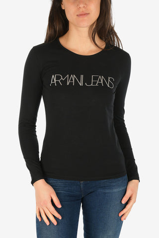 ARMANI JEANS Long Sleeve T-shirt with Logo